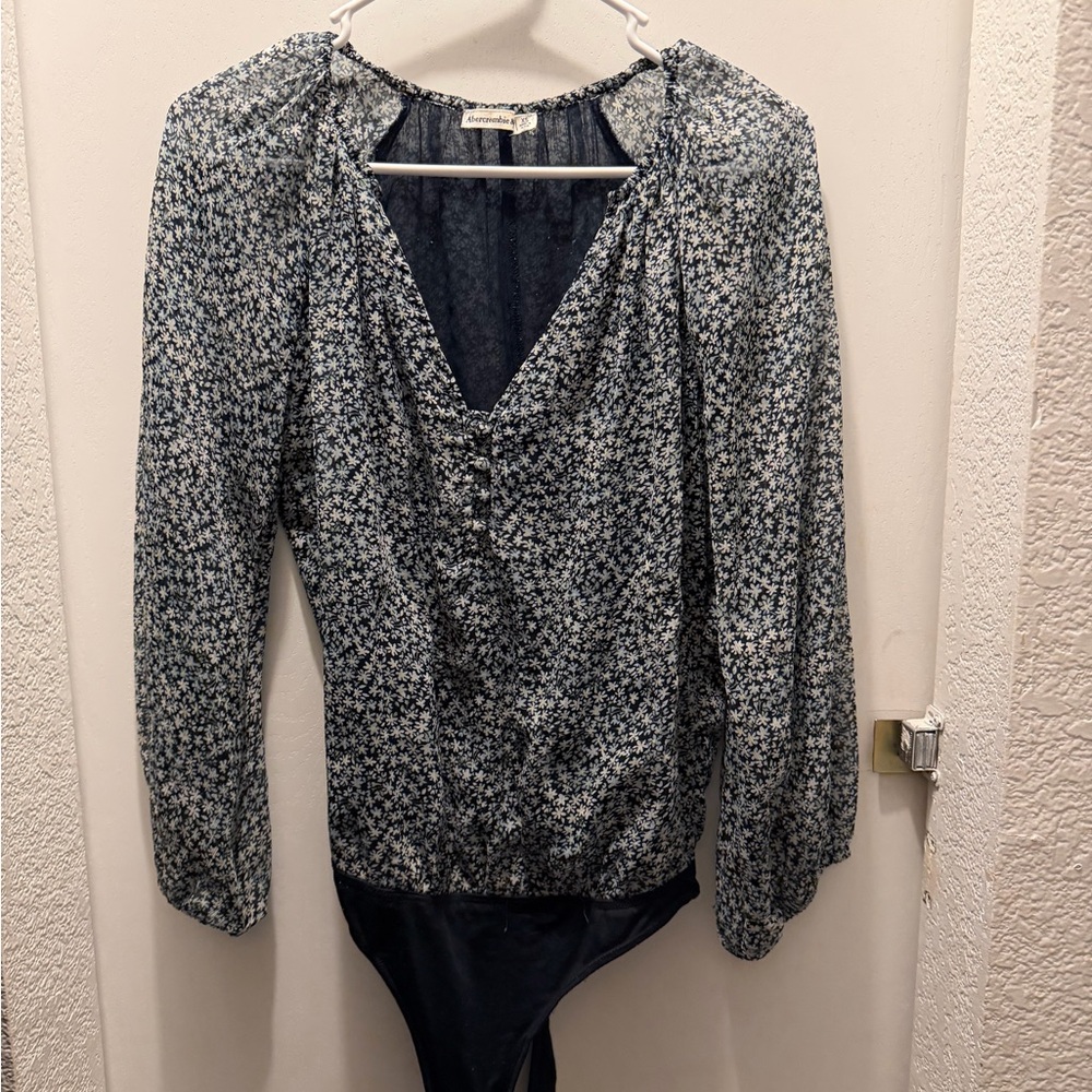 Abercrombie & Fitch Floral Bodysuit